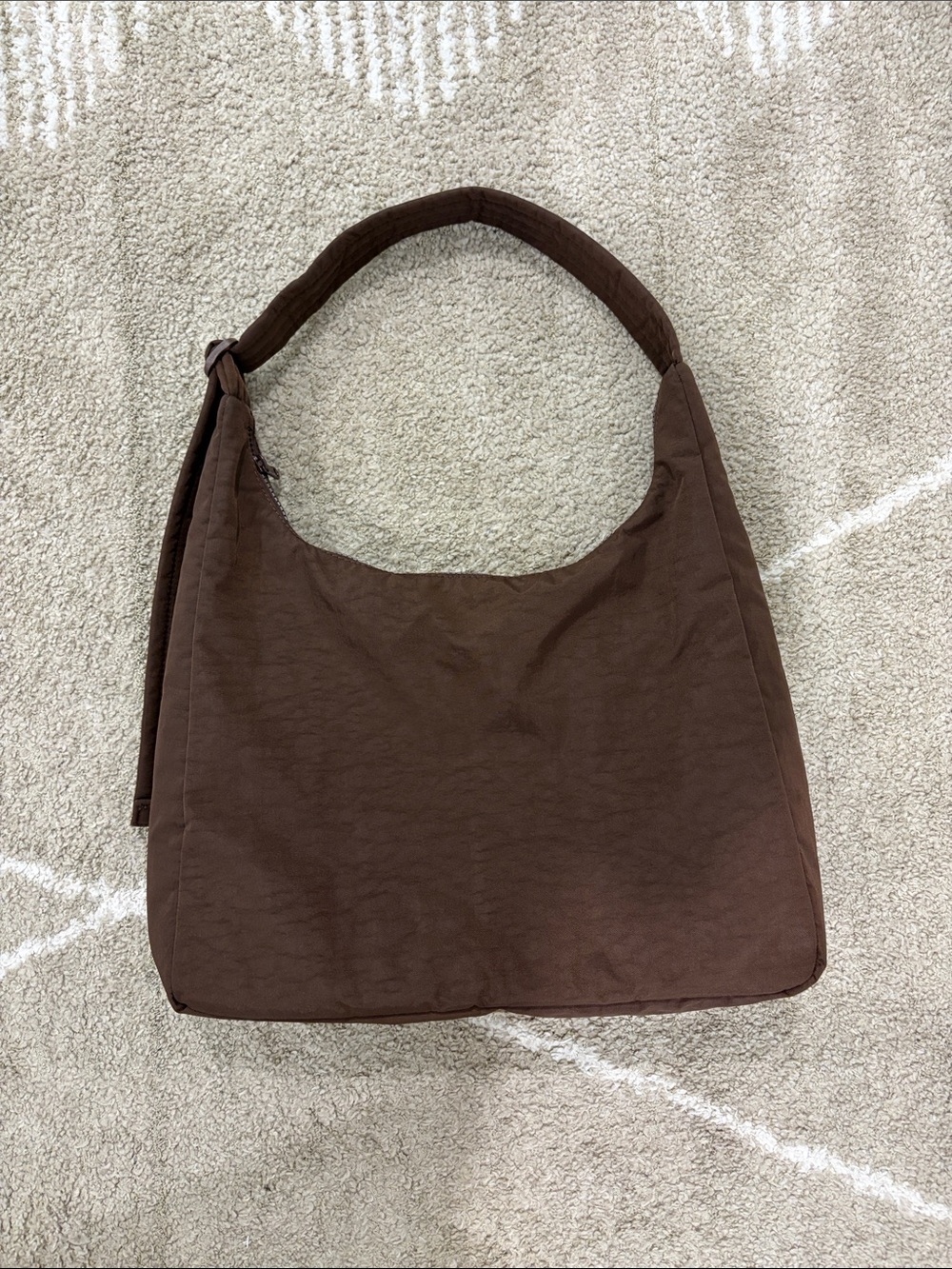 Baggu Nylon Shoulder Bag Coffee - Picture 6 of 6